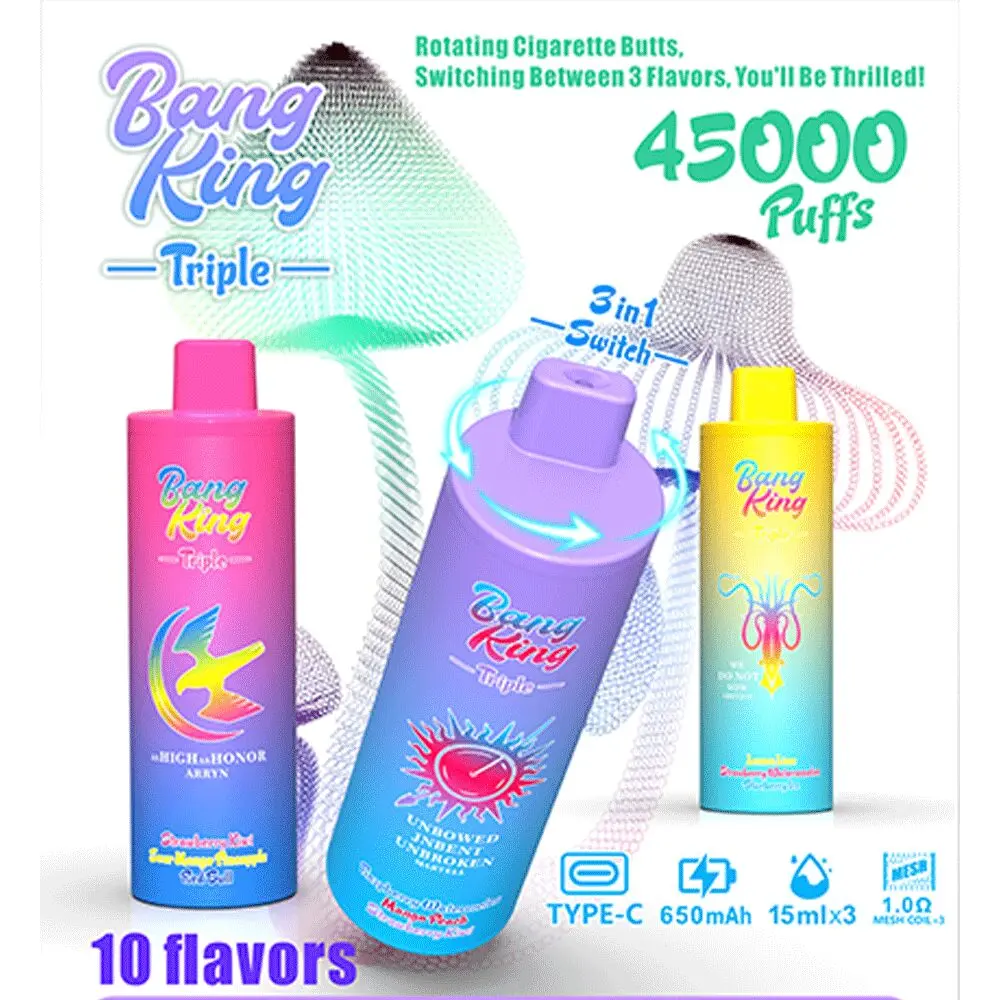 Bang King Triple 45K VAPE 12 Bang King Triple 45K VAPE 12
