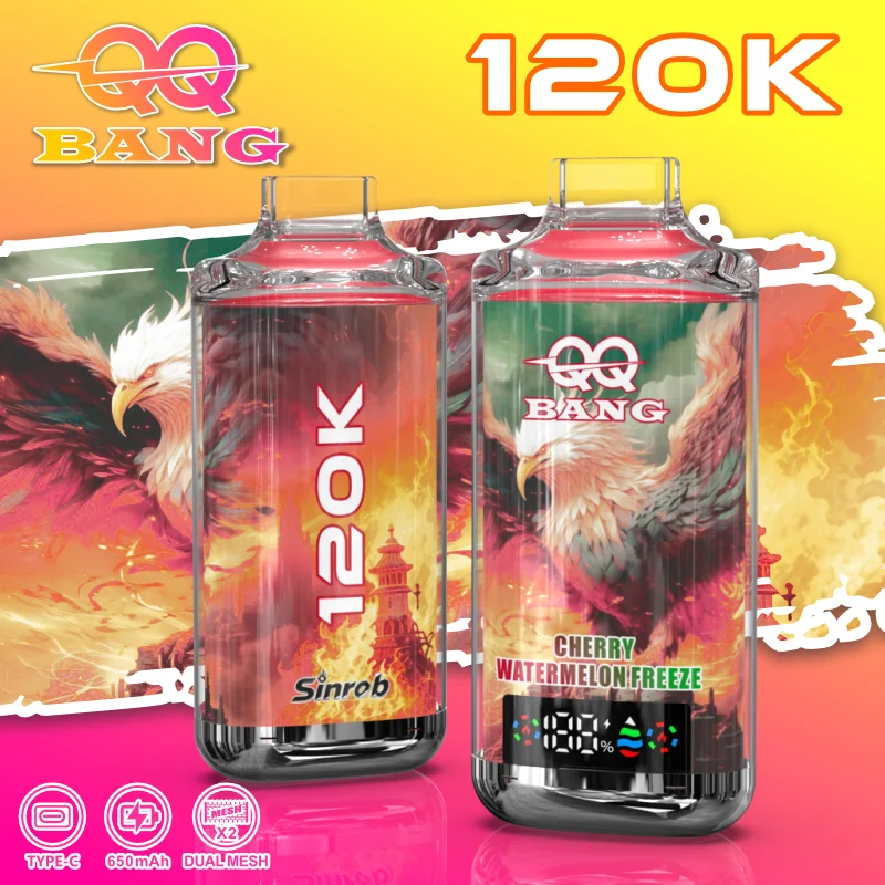 QQ BANG 120Kの容量とフレーバーを比較するための製品画像